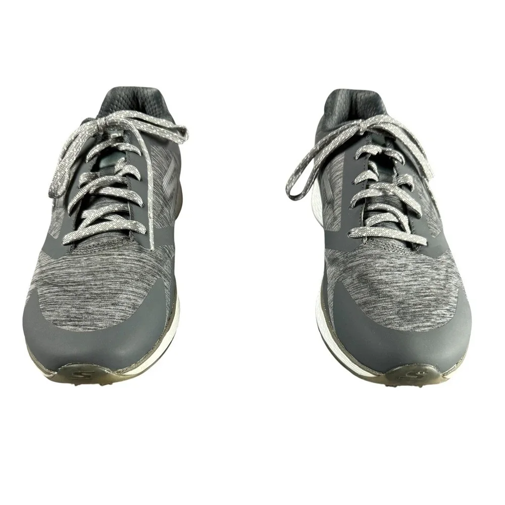 SKECHERS GO GOLF Shoes Women 9 Gray 5GEN Goga Max Spikeless Lace Up